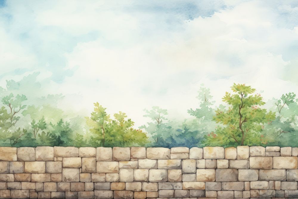 Wall architecture backgrounds outdoors. AI generated Image by rawpixel.