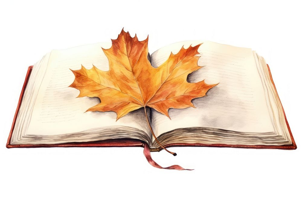 Book leaf publication autumn. AI | Free Photo - rawpixel