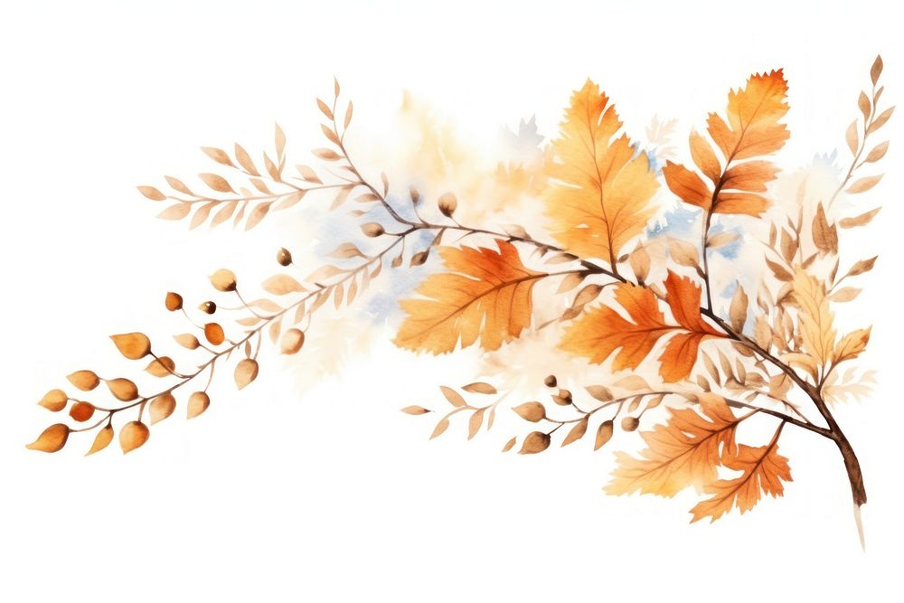 Pattern autumn plant leaf. AI generated Image by rawpixel.