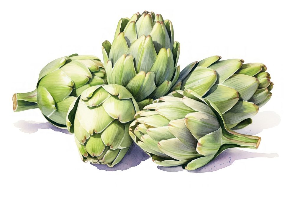 Artichoke vegetable plant food. AI generated Image by rawpixel.