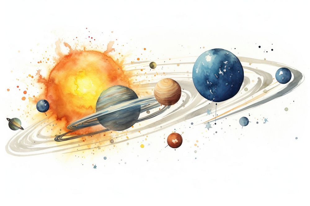 Astronomy universe planet space. AI generated Image by rawpixel.