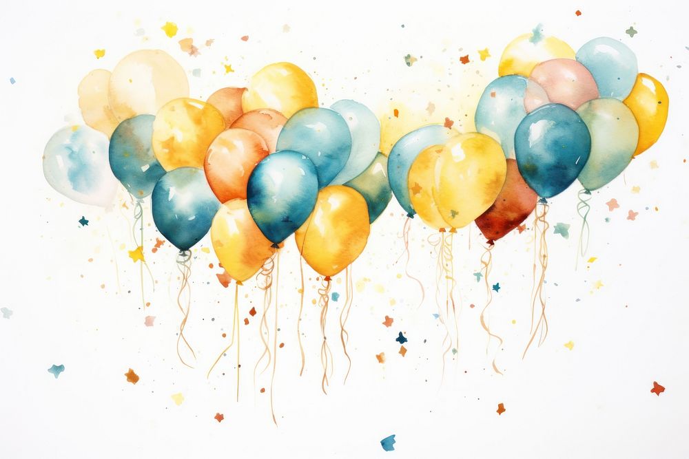 Backgrounds balloon party celebration. AI generated Image by rawpixel.