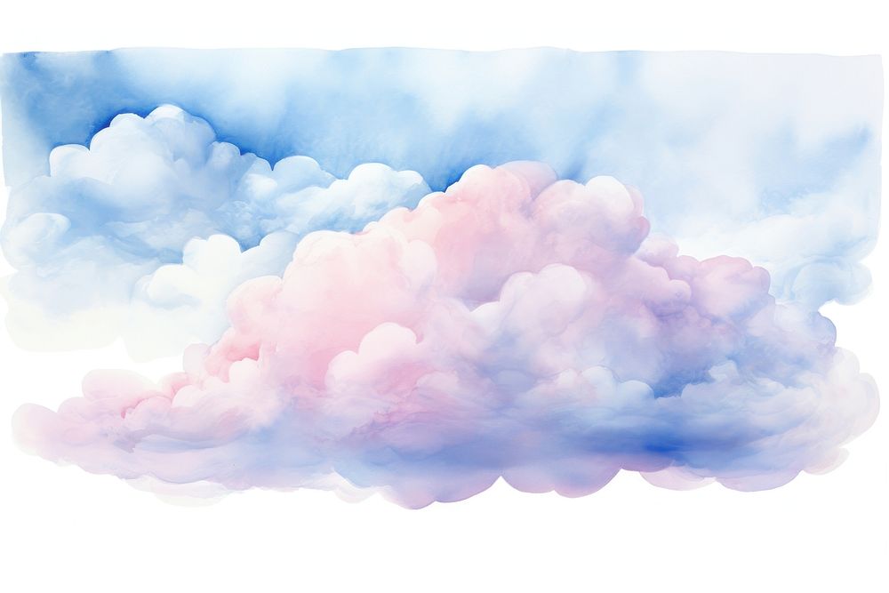 Cloud sky backgrounds outdoors. AI generated Image by rawpixel.
