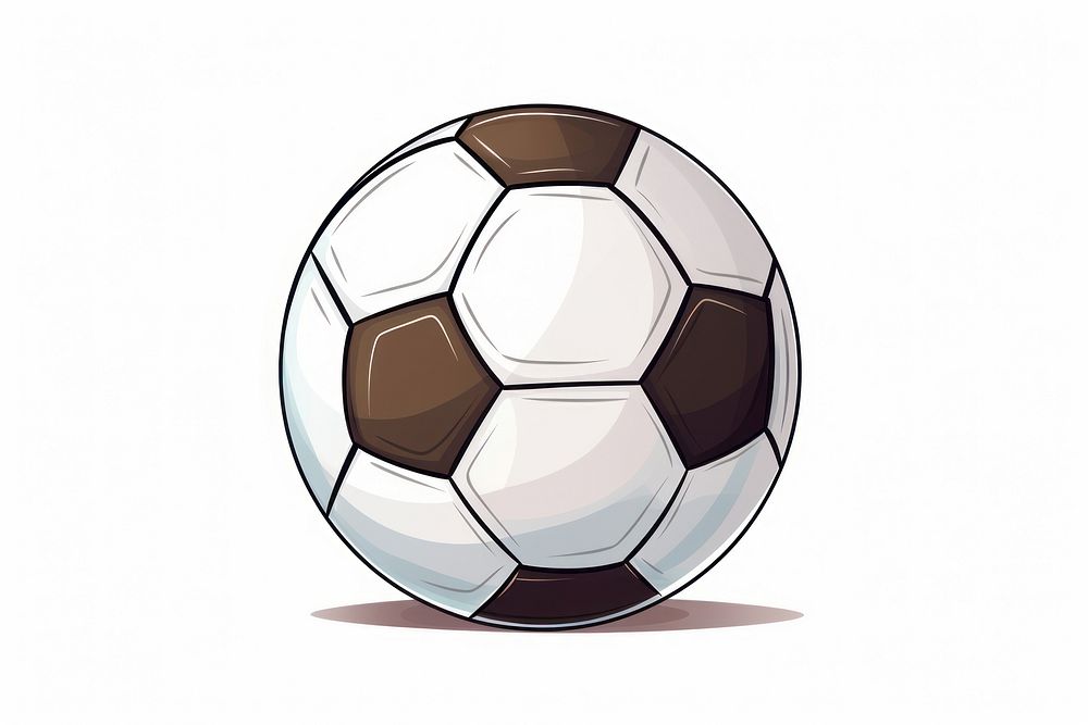 Football sports white background hexagon. AI generated Image by rawpixel.