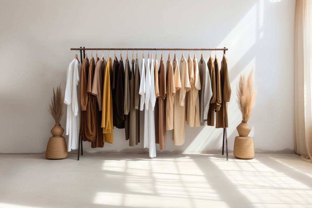 Boutique closet room arrangement. AI generated Image by rawpixel.