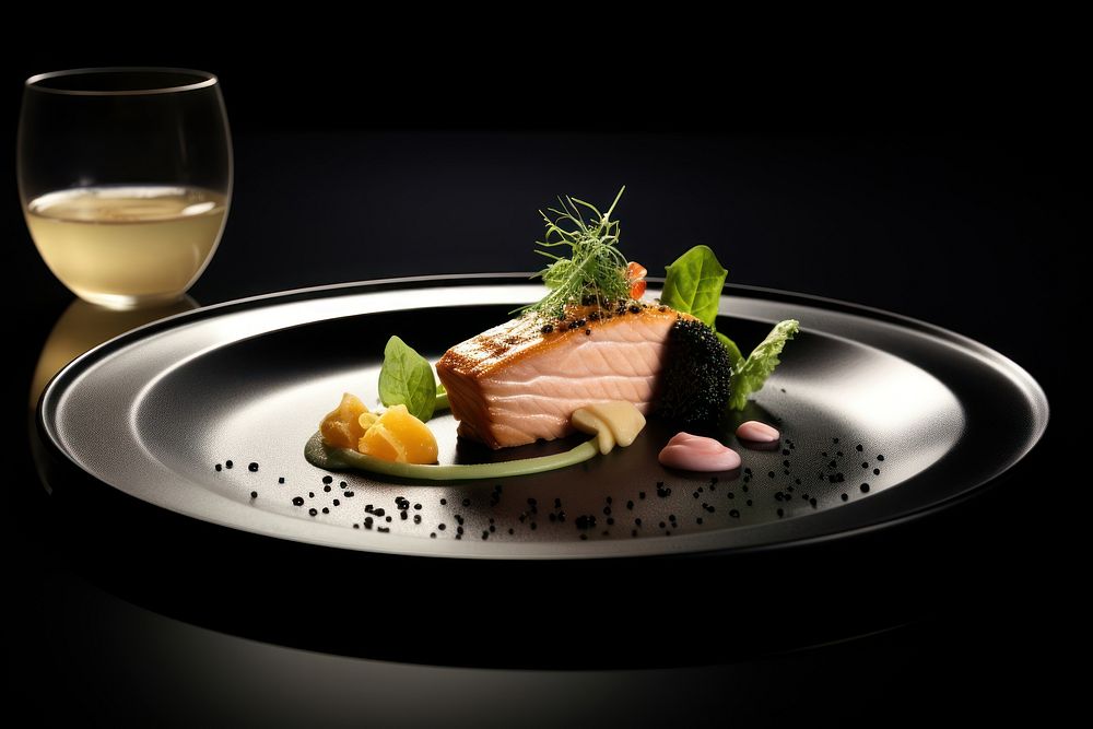 Plate food gourmet dinner. AI generated Image by rawpixel.