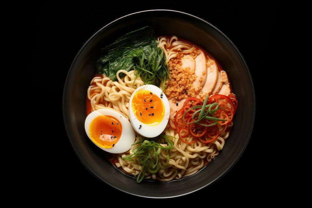Food ramen plate meal. AI generated Image by rawpixel.
