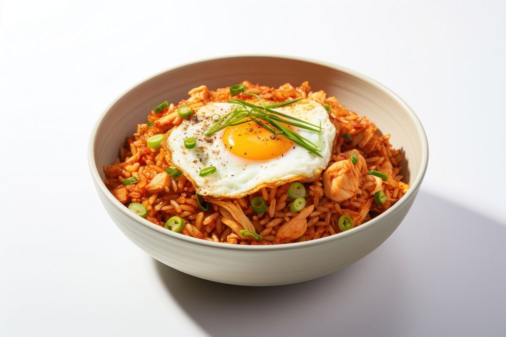 Rice fried food egg. AI generated Image by rawpixel.
