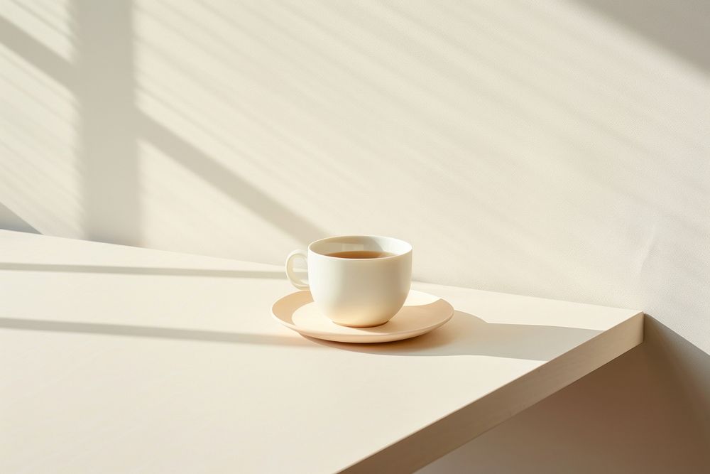 Saucer coffee table drink. AI generated Image by rawpixel.