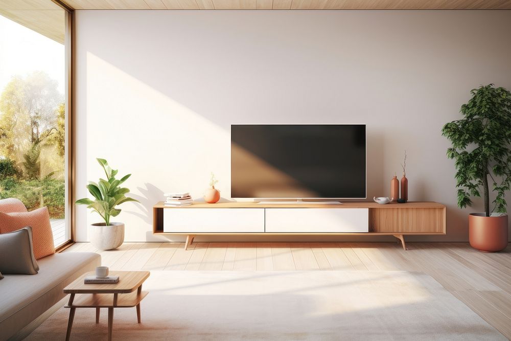 Room architecture television furniture