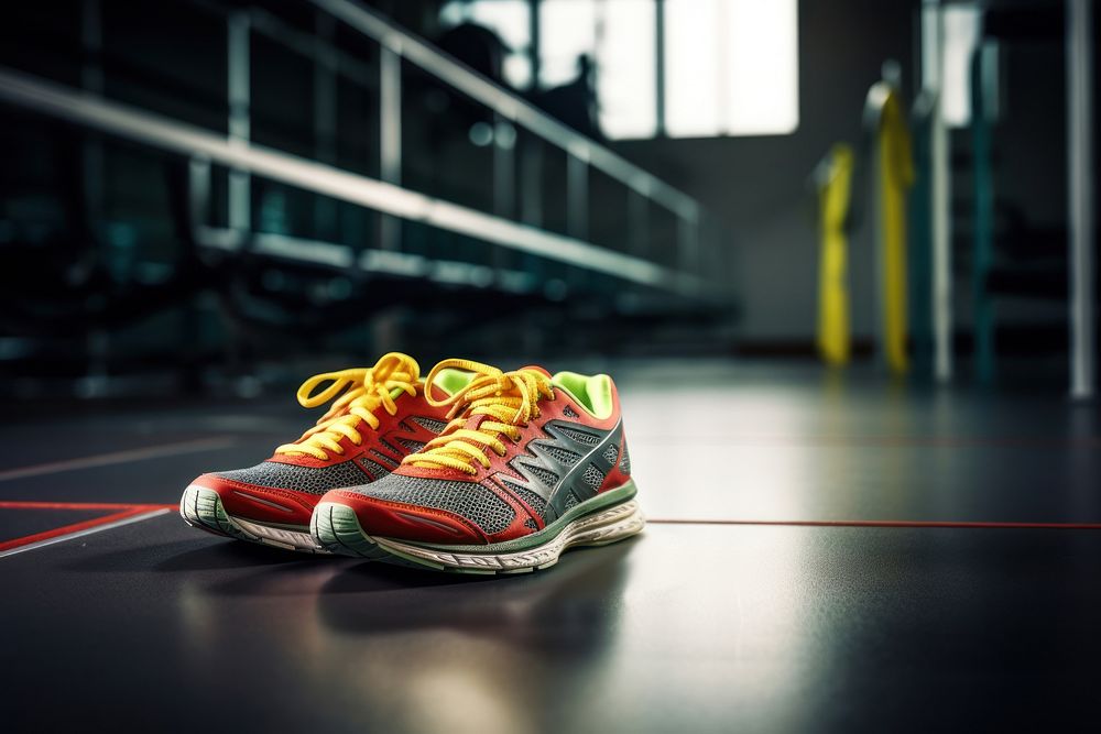 Shoe footwear gym determination. AI generated Image by rawpixel.