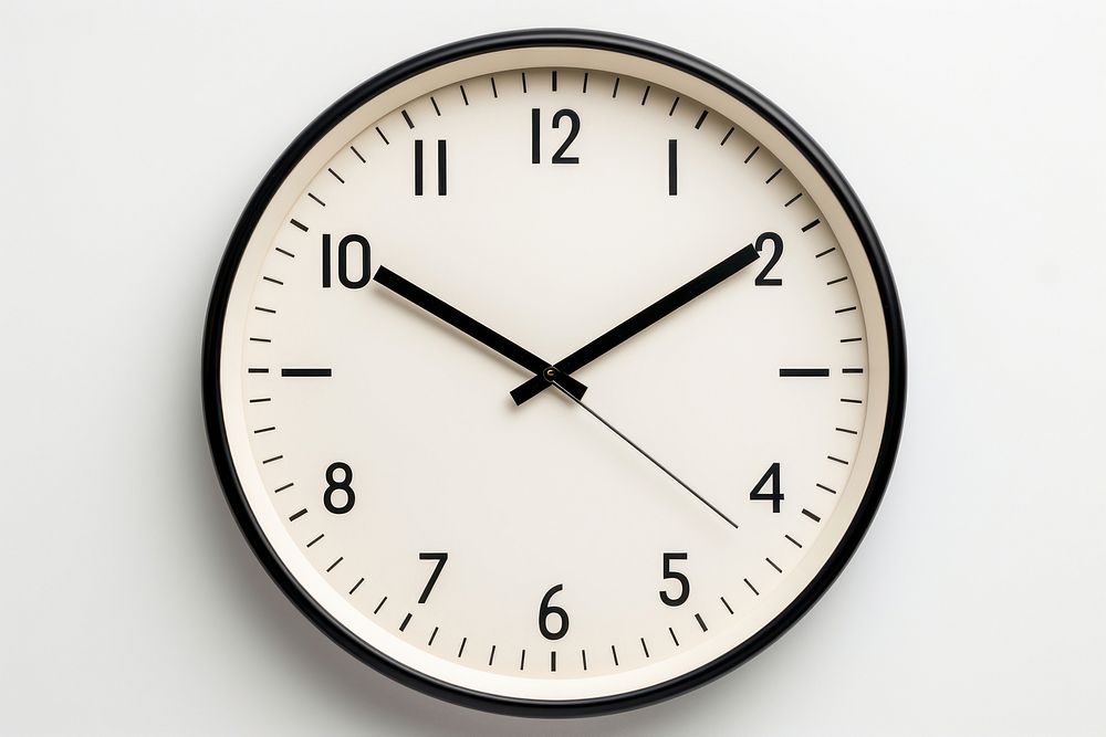 Clock white wristwatch deadline. AI generated Image by rawpixel.