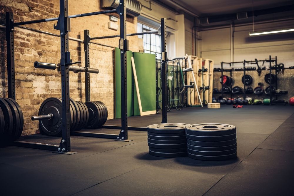 Gym equipment deadlift sports. AI generated Image by rawpixel.