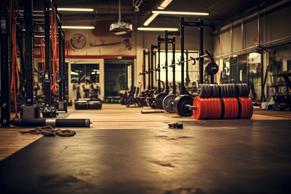 Gym equipment sports determination. AI generated Image by rawpixel.
