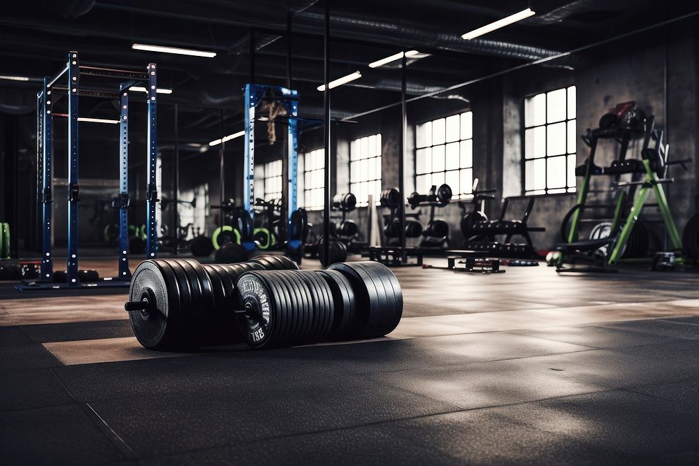 Gym equipment sports determination. AI generated Image by rawpixel.