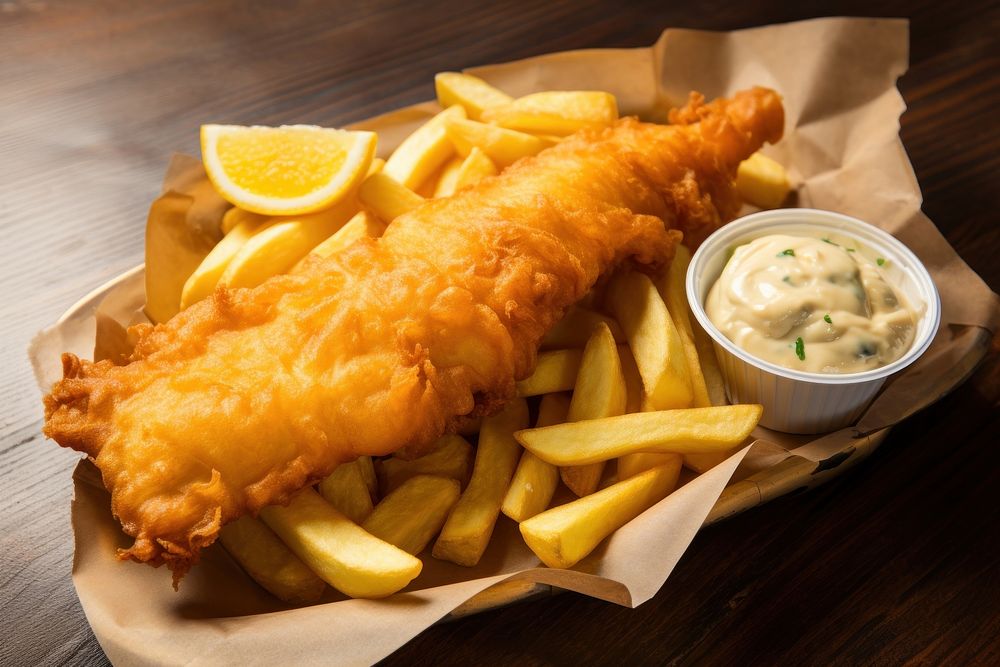 Food fish condiment appetizer.