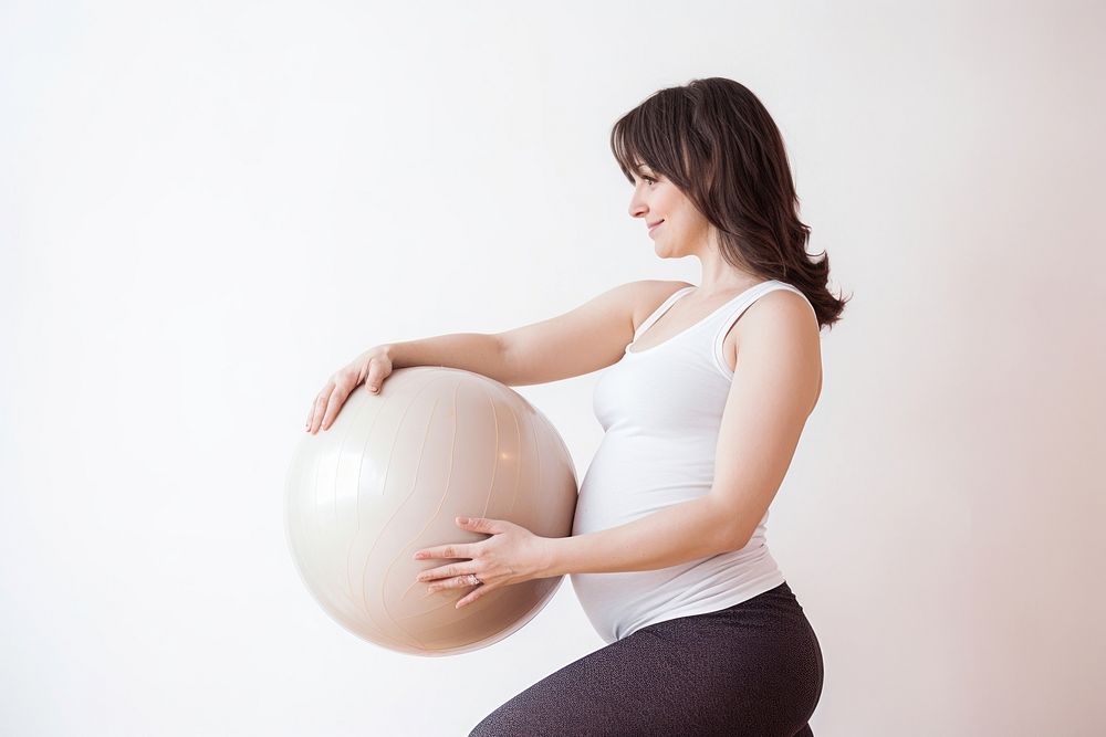 Pregnant balloon sports adult. AI generated Image by rawpixel.