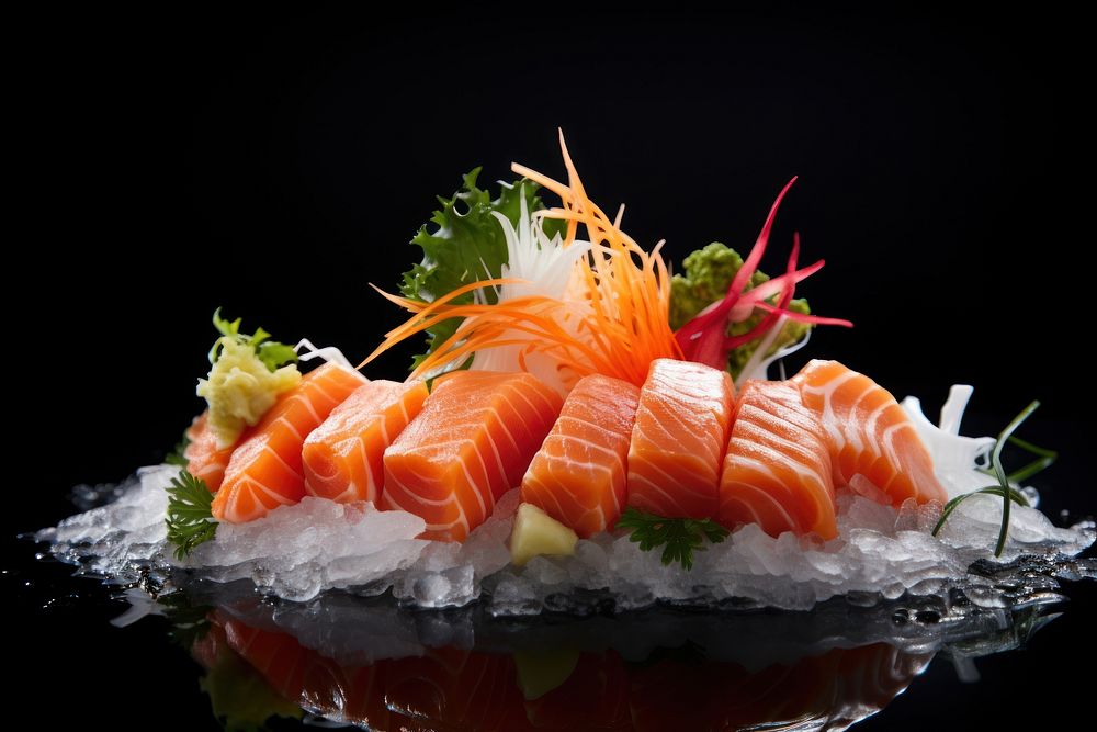 Seafood sushi rice meal. AI generated Image by rawpixel.