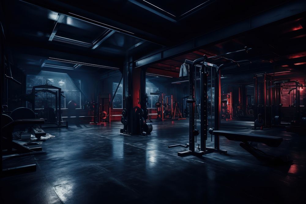 Gym architecture sports room. AI generated Image by rawpixel.