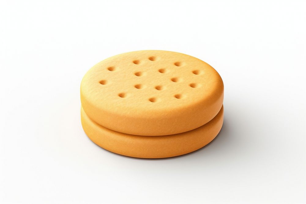 Biscuit food white background confectionery. AI generated Image by rawpixel.