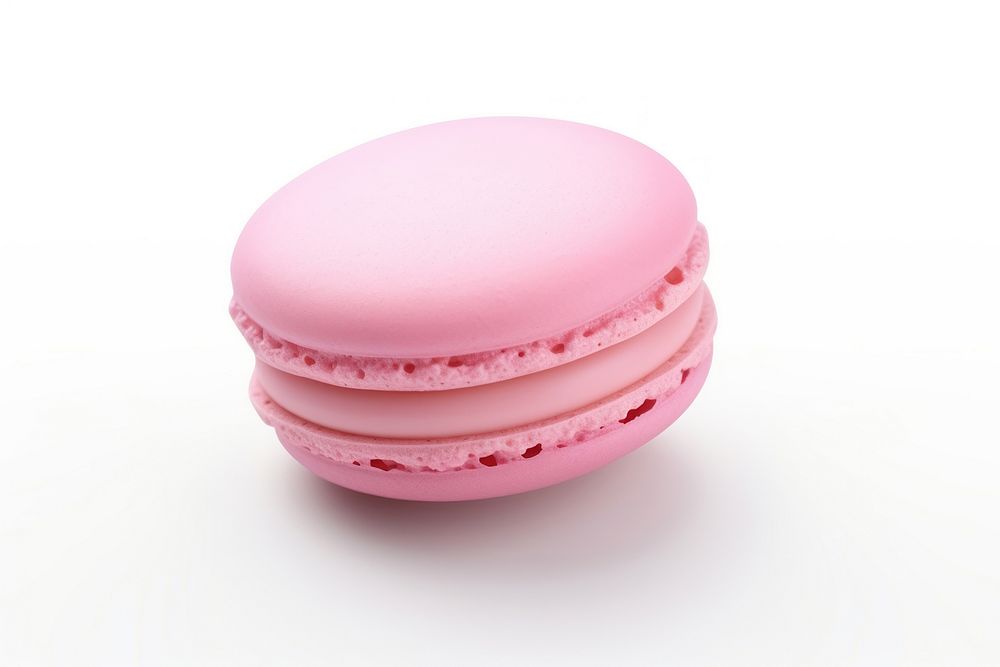Macarons dessert food pink. AI generated Image by rawpixel.