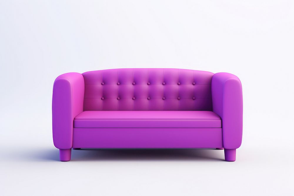 Furniture armchair sofa white background. AI generated Image by rawpixel.