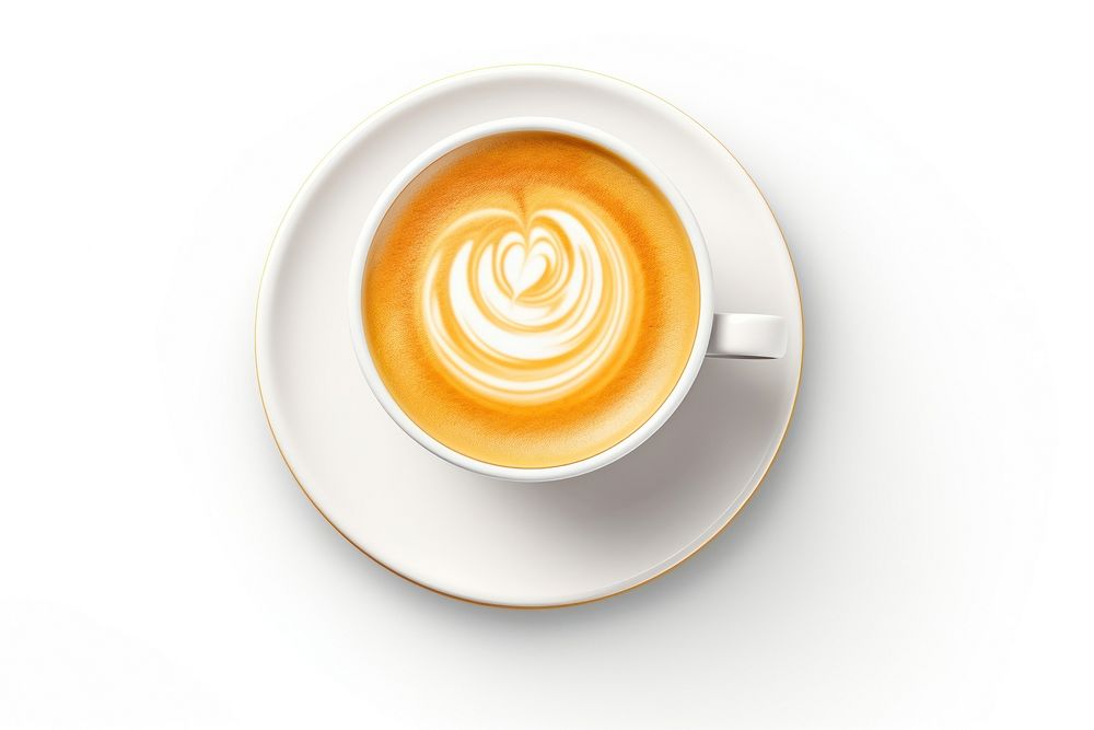 Latte cup coffee drink. AI generated Image by rawpixel.
