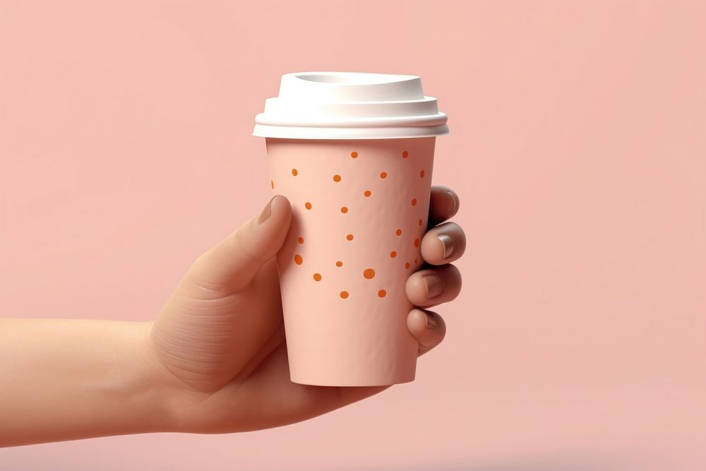 Cup holding coffee hand. AI generated Image by rawpixel.