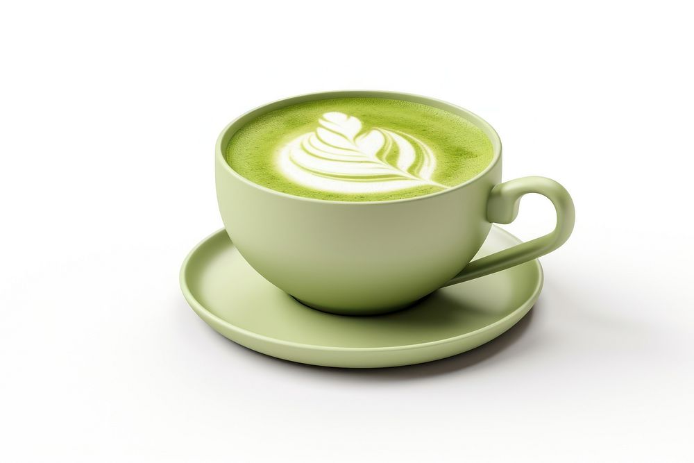 Latte coffee drink cup. AI generated Image by rawpixel.
