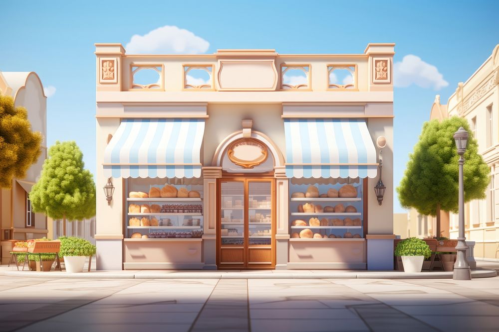 Bakery plant city shop. AI generated Image by rawpixel.