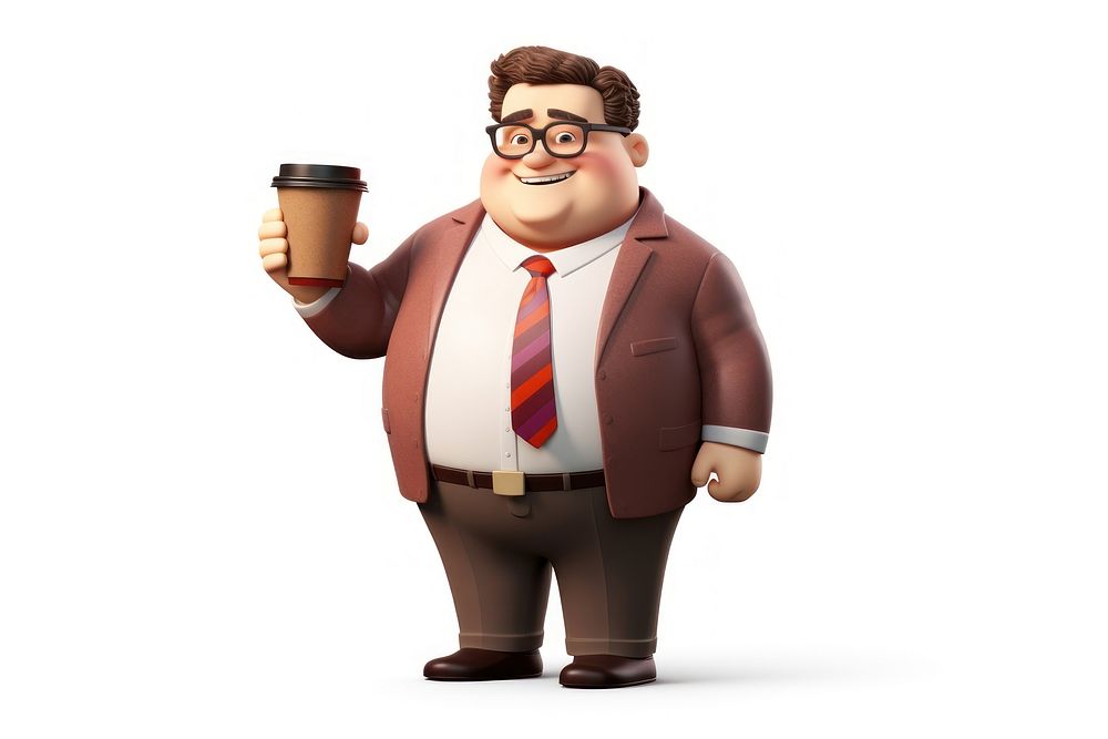 Cup cartoon coffee adult. AI generated Image by rawpixel.