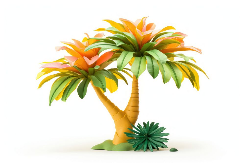 Tree tropics plant leaf. AI generated Image by rawpixel.