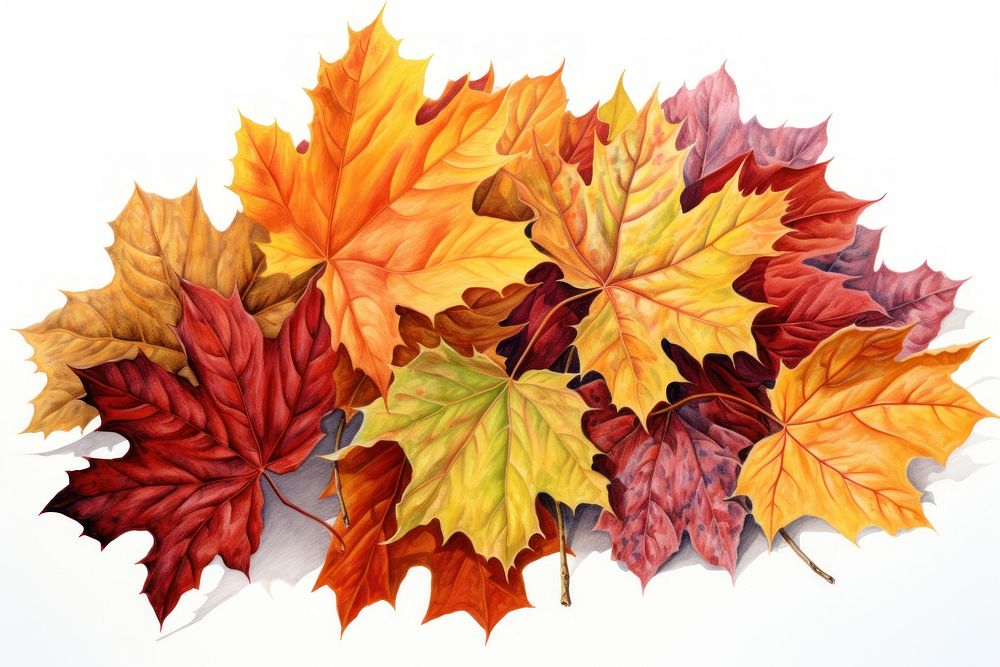 Backgrounds leaves autumn maple. AI generated Image by rawpixel.