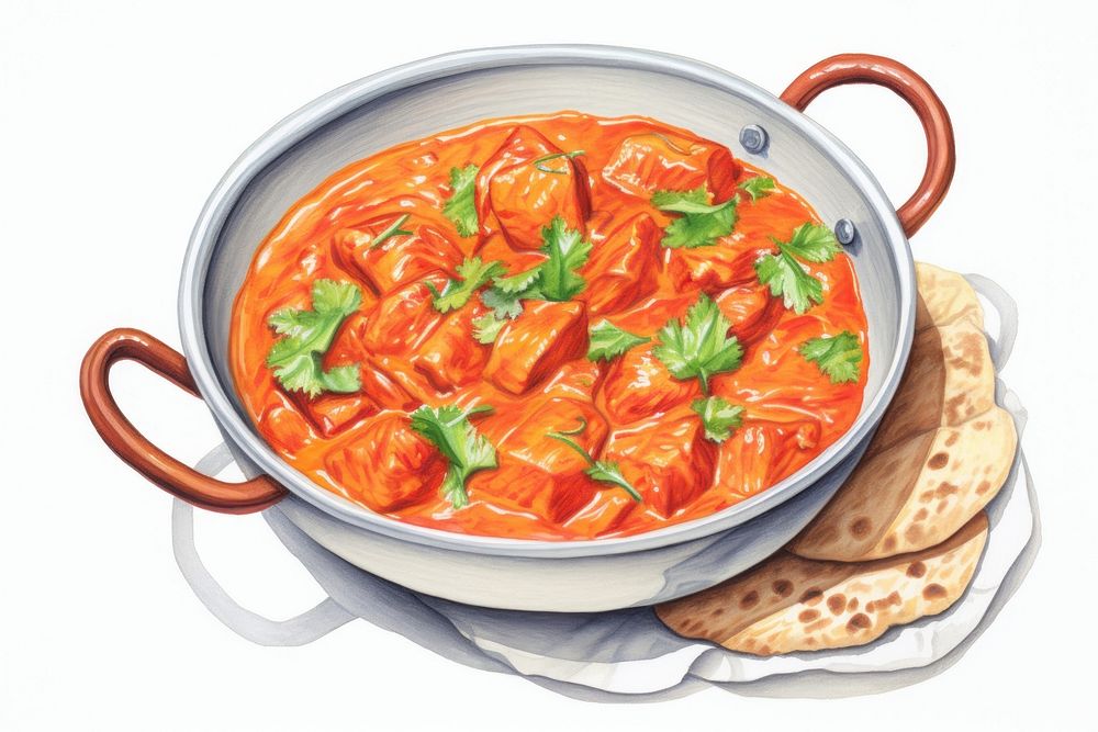 Curry food meal stew. AI generated Image by rawpixel.