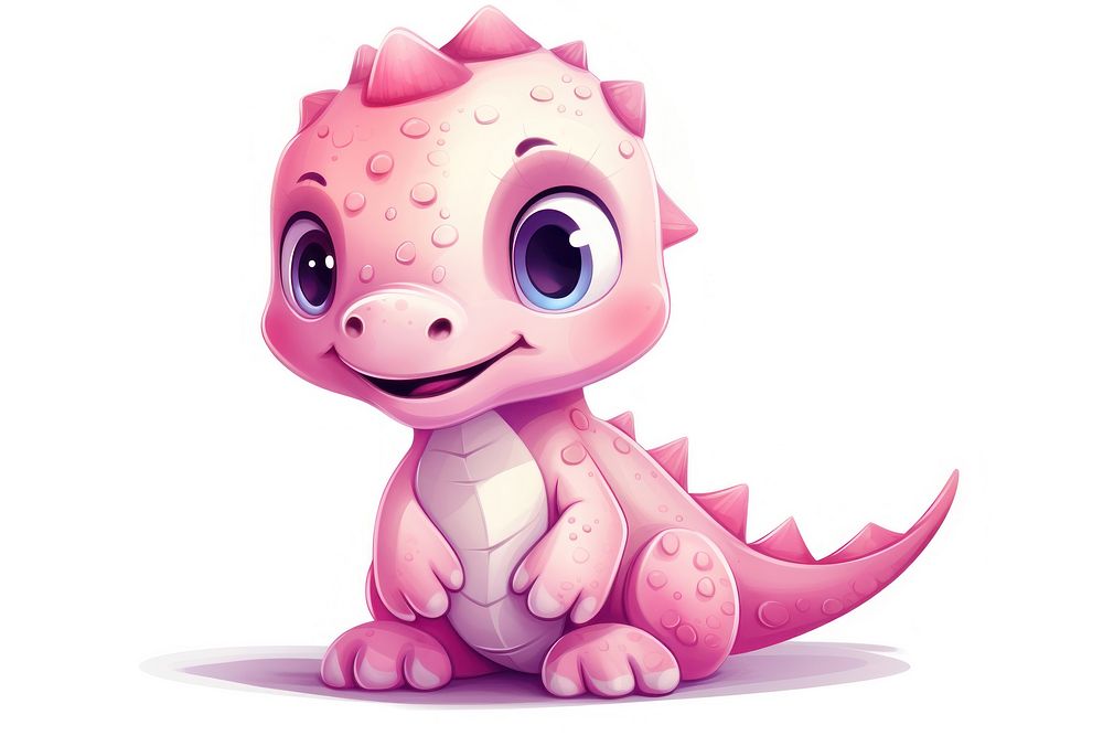 Cartoon cute pink toy. AI generated Image by rawpixel.