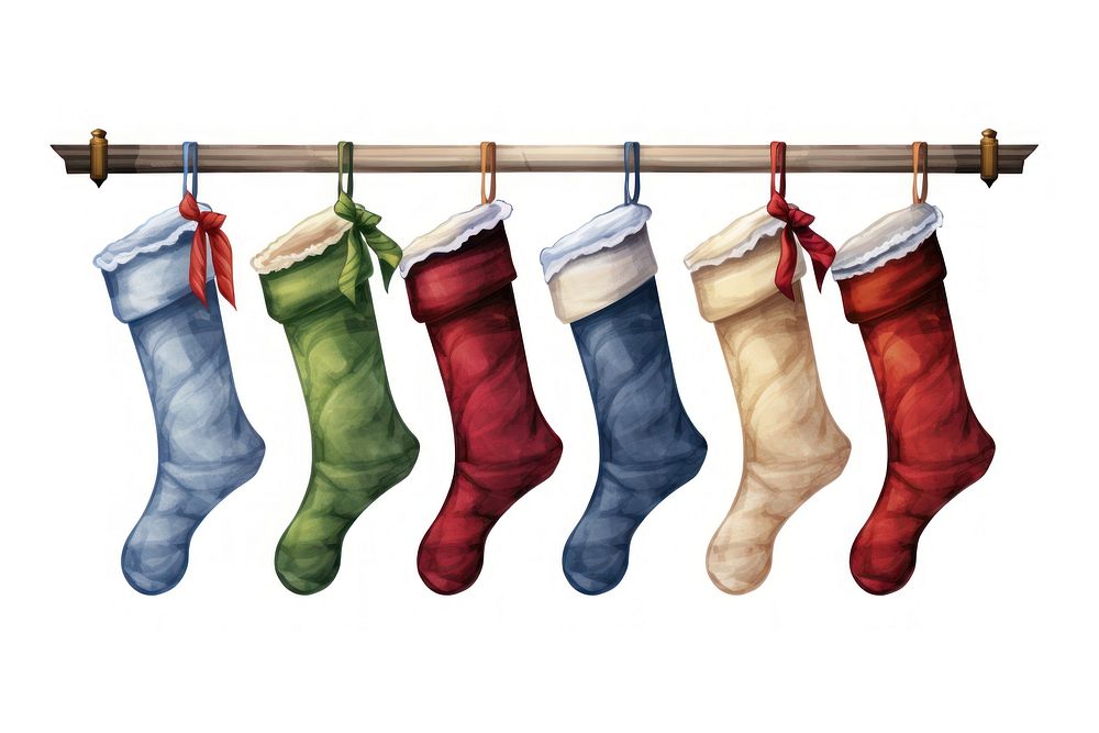 Christmas stocking sock christmas stocking. AI generated Image by rawpixel.