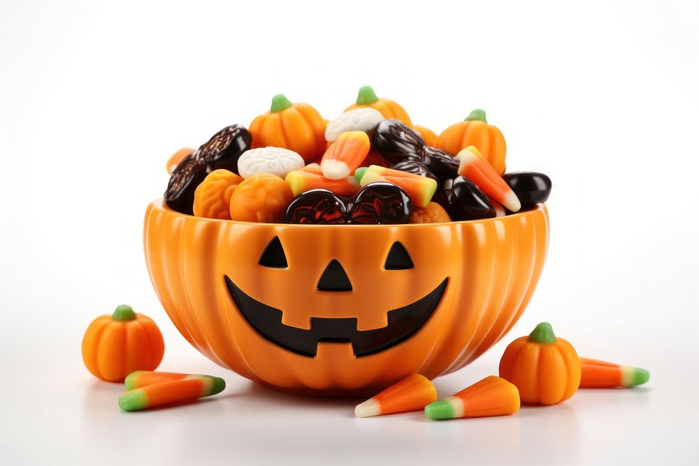 Halloween dessert pumpkin candy. AI generated Image by rawpixel.