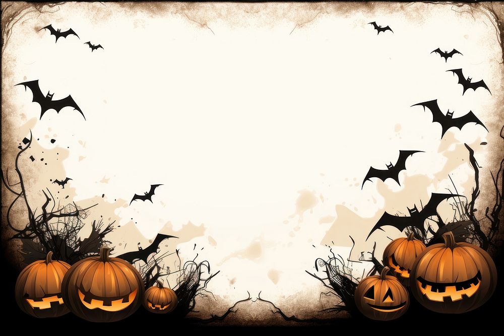 Halloween backgrounds anthropomorphic jack-o'-lantern