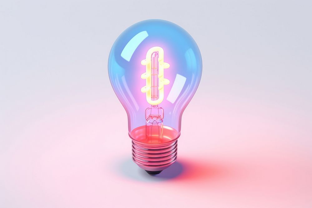 Technology lightbulb illuminated electricity innovation. AI generated Image by rawpixel.