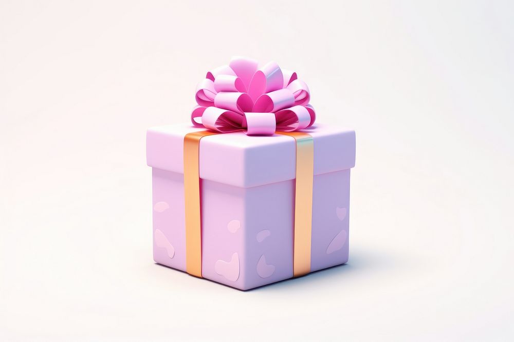 Birthday present gift box. AI generated Image by rawpixel.