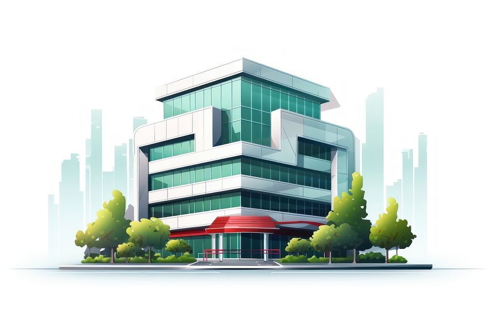 Building architecture office plant. AI generated Image by rawpixel.