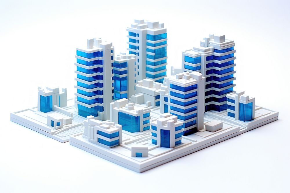 City toy architecture skyscraper. AI generated Image by rawpixel.