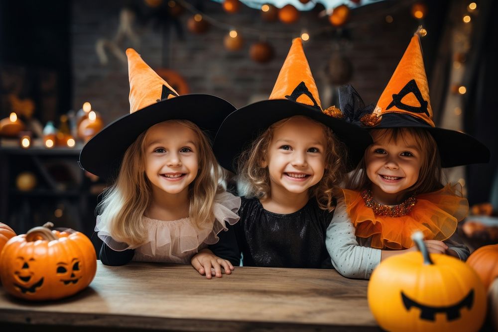 Halloween child party kid. AI generated Image by rawpixel.