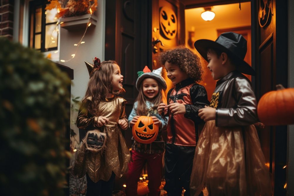 Halloween child adult kid. AI generated Image by rawpixel.