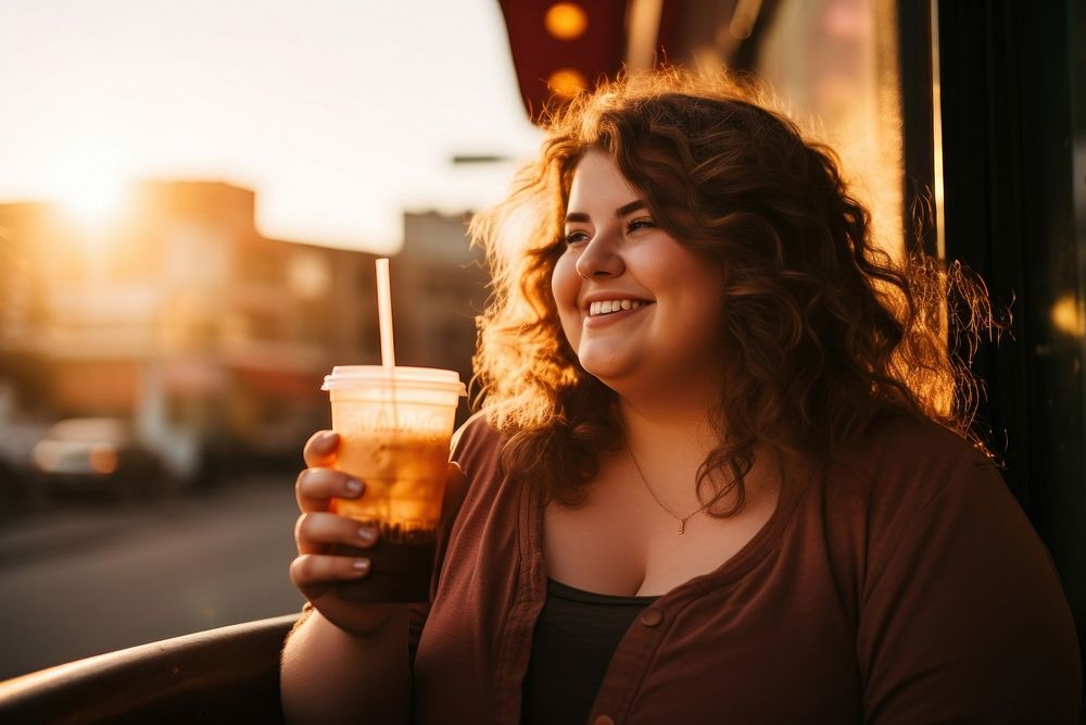 Drink photography drinking portrait. AI generated Image by rawpixel.