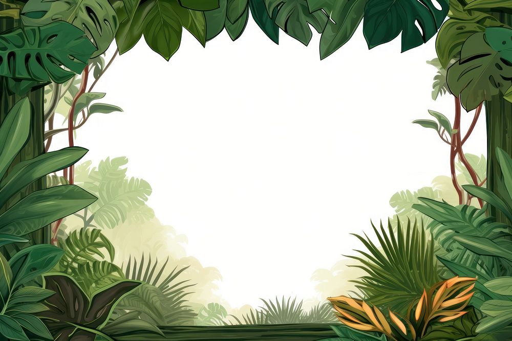 Forest backgrounds vegetation rainforest. AI generated Image by rawpixel.
