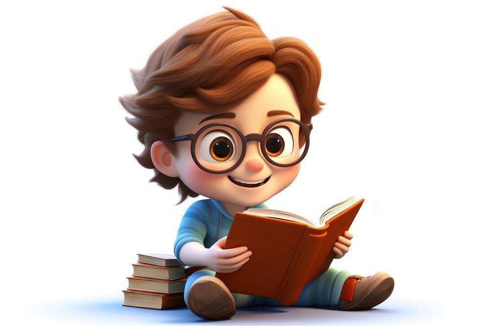 Reading publication cartoon book. AI generated Image by rawpixel.