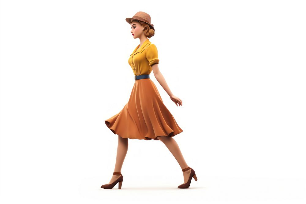 Footwear walking cartoon dress. AI generated Image by rawpixel.