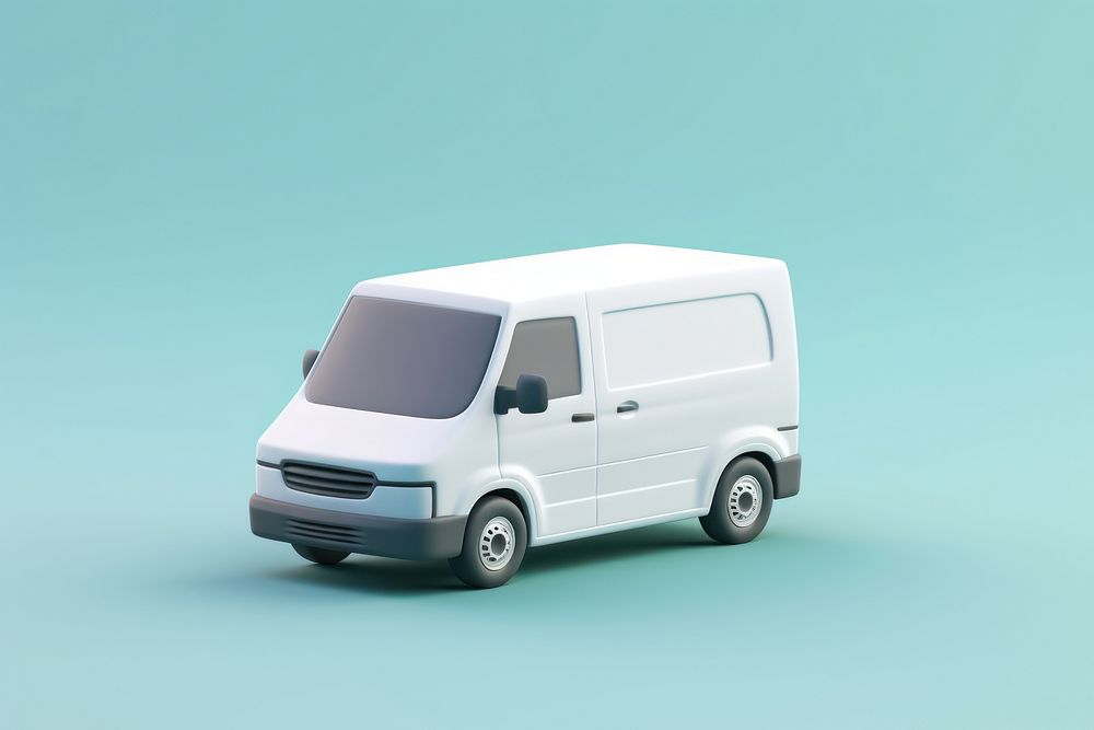 Van vehicle transportation minibus. AI generated Image by rawpixel.