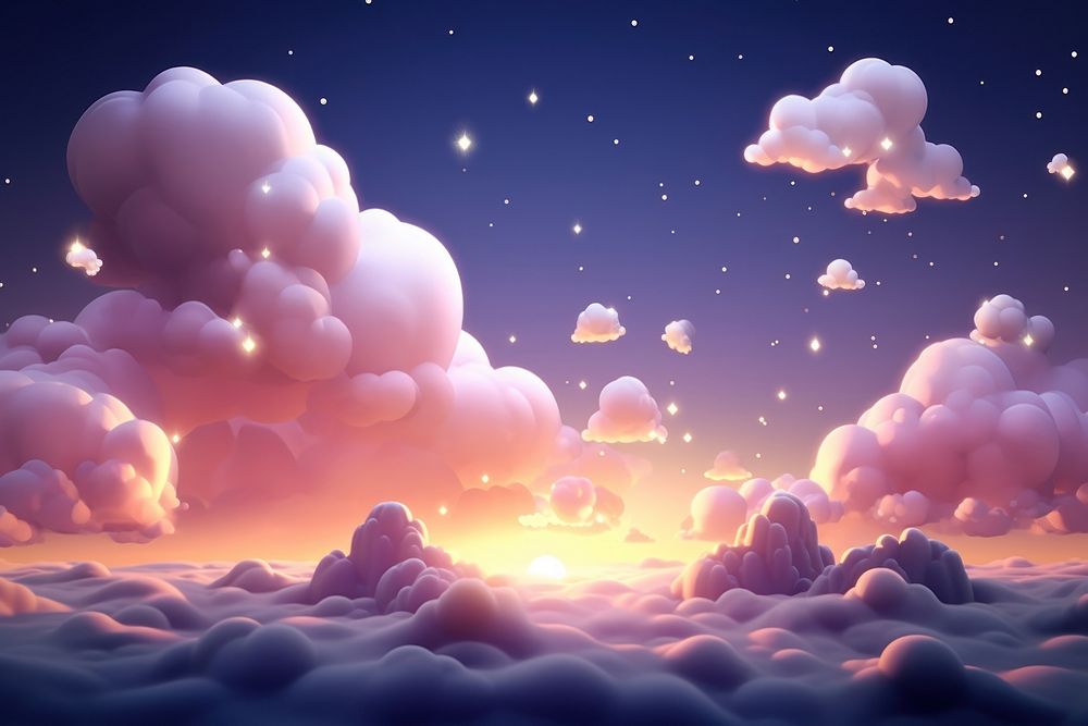 Cloud sky landscape outdoors. AI generated Image by rawpixel.